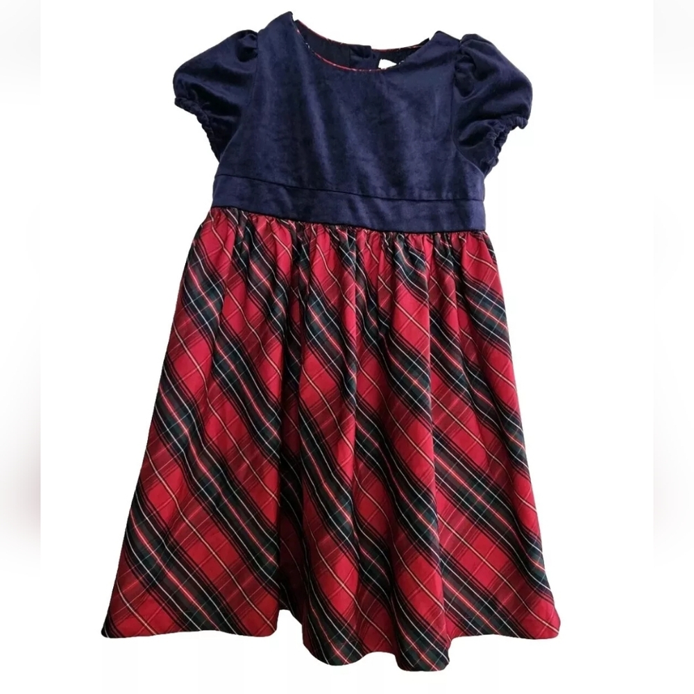 Max Studio Kids Girls Christmas Dress Plaids And Checks Size 8